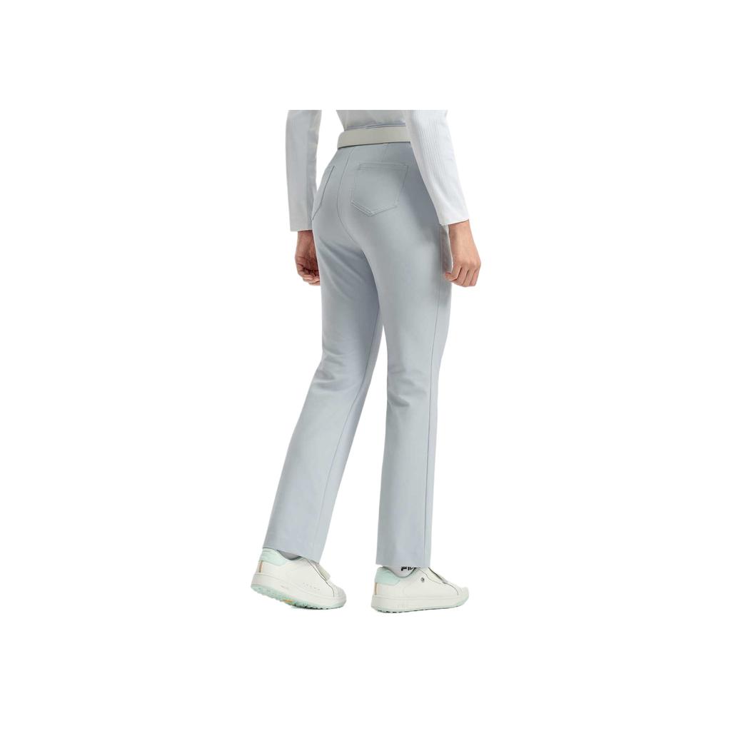 FILA Golf Series Comfortable Solid Color Mid Waist Casual Pants Women bottoms A11W545805F-LB