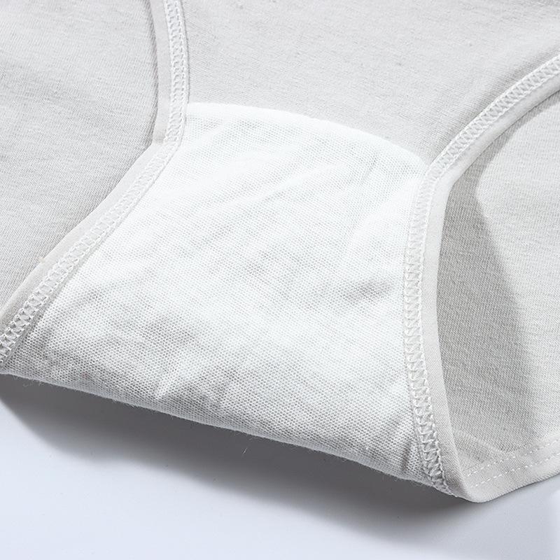 5 Teile/satz 1 Schwarz + 1 Weiß + 1 Lila + 1 Grau + 1 Blau Frauen Baumwolle Höschen Unterwäsche