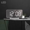 Modern LED Digital Clock Date Time Temperature Display Dimmable Backlights 2 Alarms Snooze Function USB Port 5V