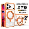 Skin-feeling Transparent Rotating Magnetic Suction Bracket Is Suitable for iPhone18promax Mobile Phone Case Apple 17 All-inclusive Anti-drop PC.