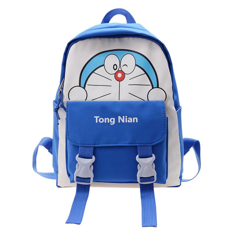 Adorable Cartoon Canvas Backpack For Kids Breathable Waterproof Anti-shock