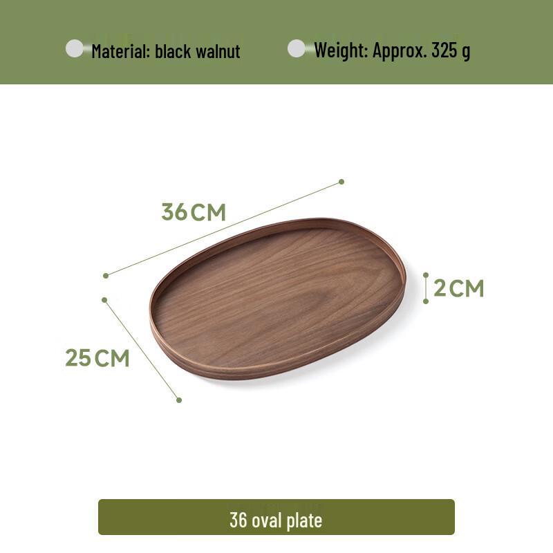 Black Walnut Wood Serving & Tea Tray