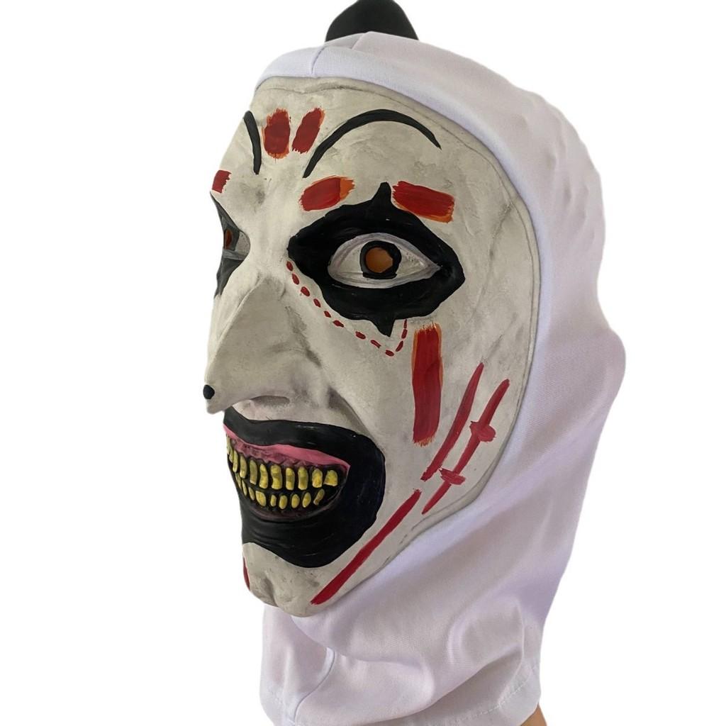 2024 New Clown Mask Headpiece Scary Latex Costume For Halloween And Party Fun