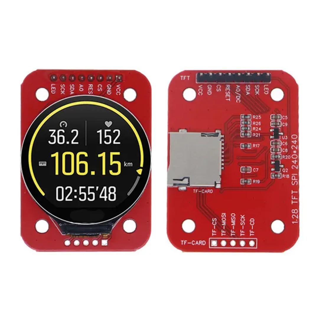 

TFT Display 1.28 Inch TFT LCD Display Module Round RGB 240*240 GC9A01 Driver 4 Wire SPI Interface 240x240 PCB For Arduino