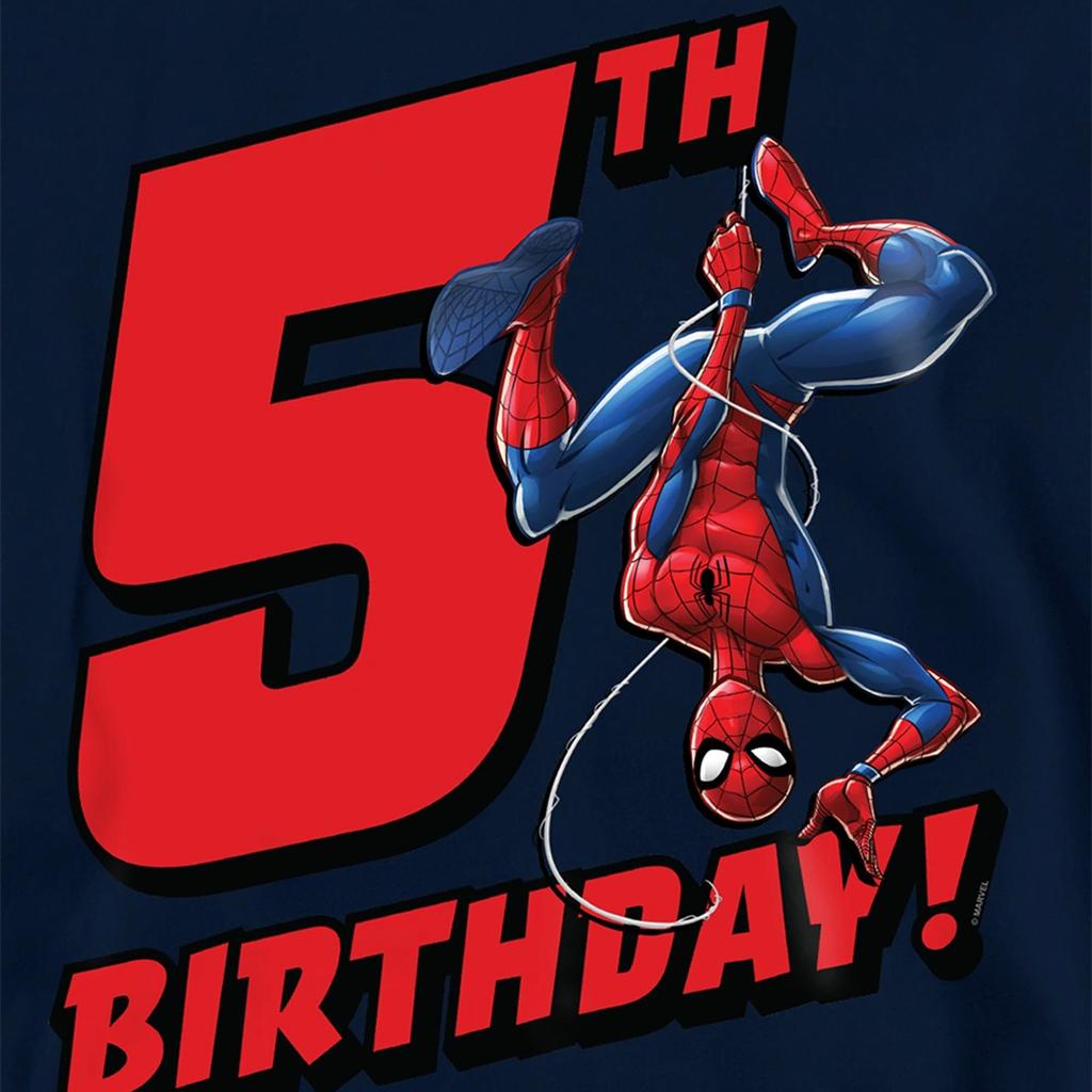 Spider-Man Childrens/Kids 5th Birthday Hoodie