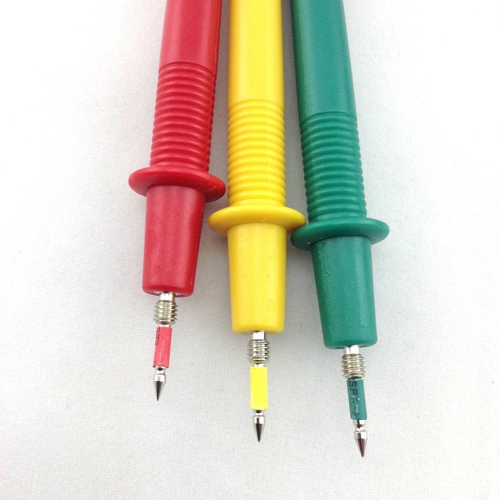 Three-phase phase tester with LED, buzzer, and case. Suitable for use with transformers, inverters, circuit breakers, outlets, cords, extension cords,