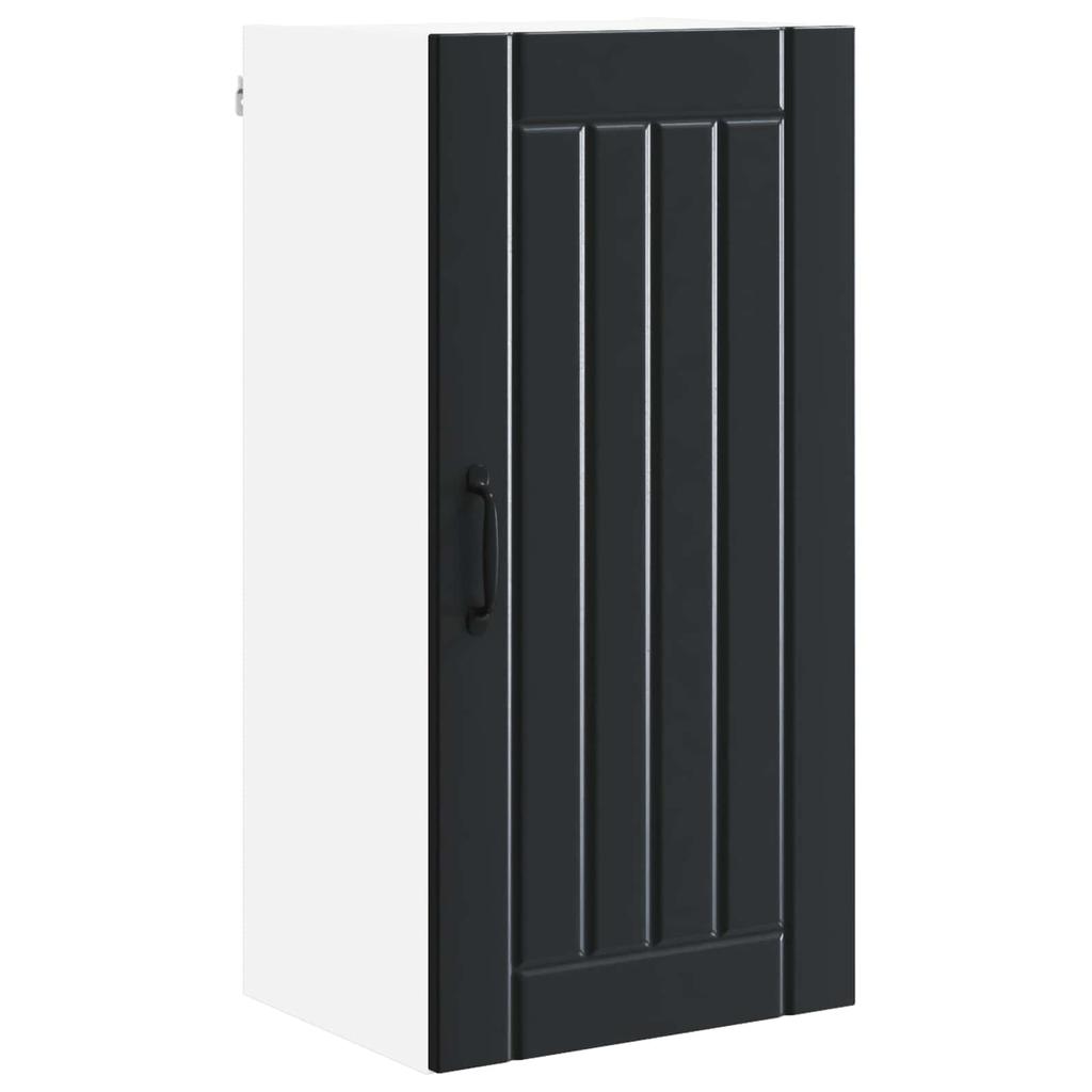 Wall Cabinet LUCCA Black 40 X 31 X 80 Cm Particleboard