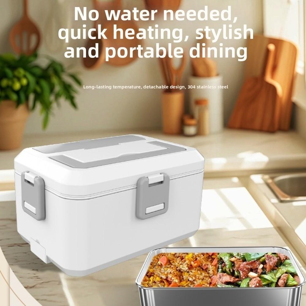 Rechargeable Food Warmer Heating Function Electric Heated Lunch Box Hot Meal Container  Outdoors