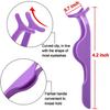 KIRA False Eyelash Applicator, Eyelash Extension Tweezers Silicone Sleeve Tweezers for Easy Application and Removal of Magnetic Eyelashes - Adjus