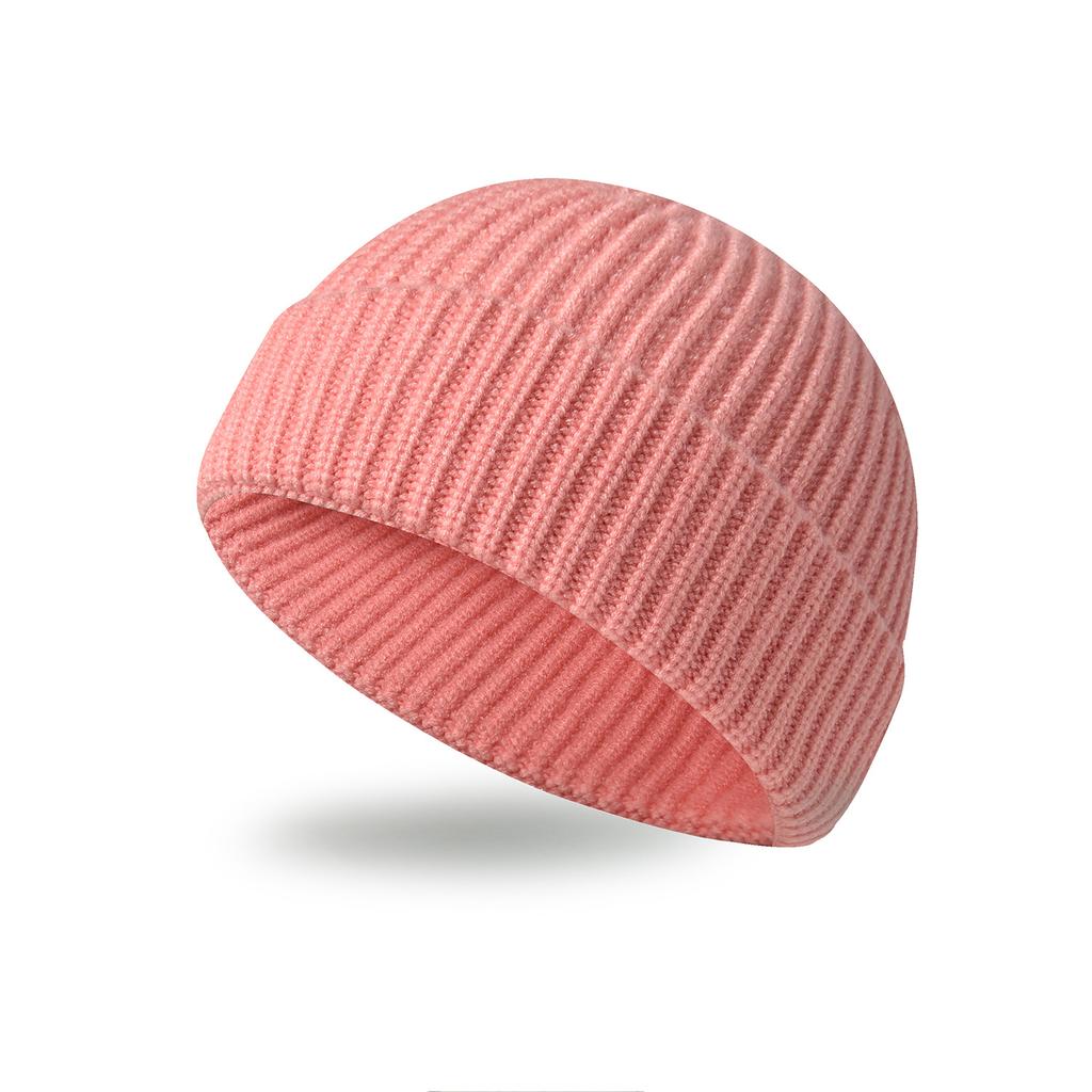 Knitted Wool Hat for Men and Women, Autumn and Winter Warm Cover, Cold Hat, Yuppie Sailor Hat, Seamless Integrated Melon Fur Hat