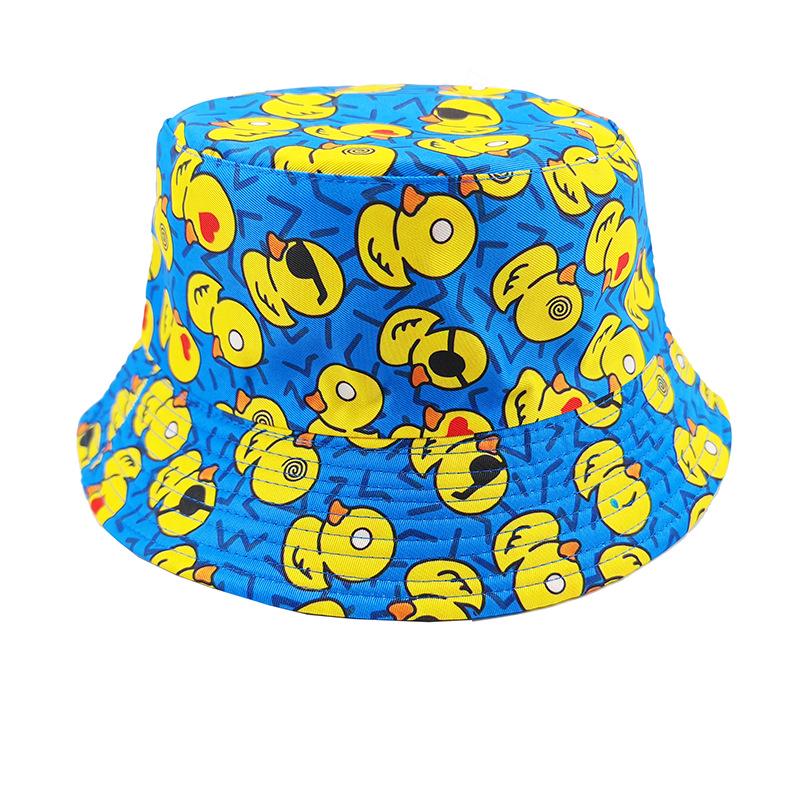 Graffiti Fisherman Hat: Retro, Double-Sided Sun Protection for Men & Women - All-Match Hip-Hop Bucket Style