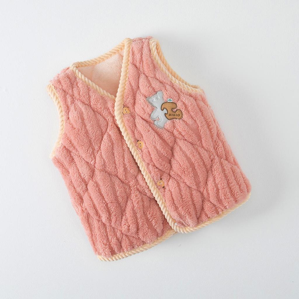 Kinder Flanell-Schlafweste mit Fleece-Futter: Verdicktes Korallenfleece-Baumwollmaterial für Jungen & Mädchen