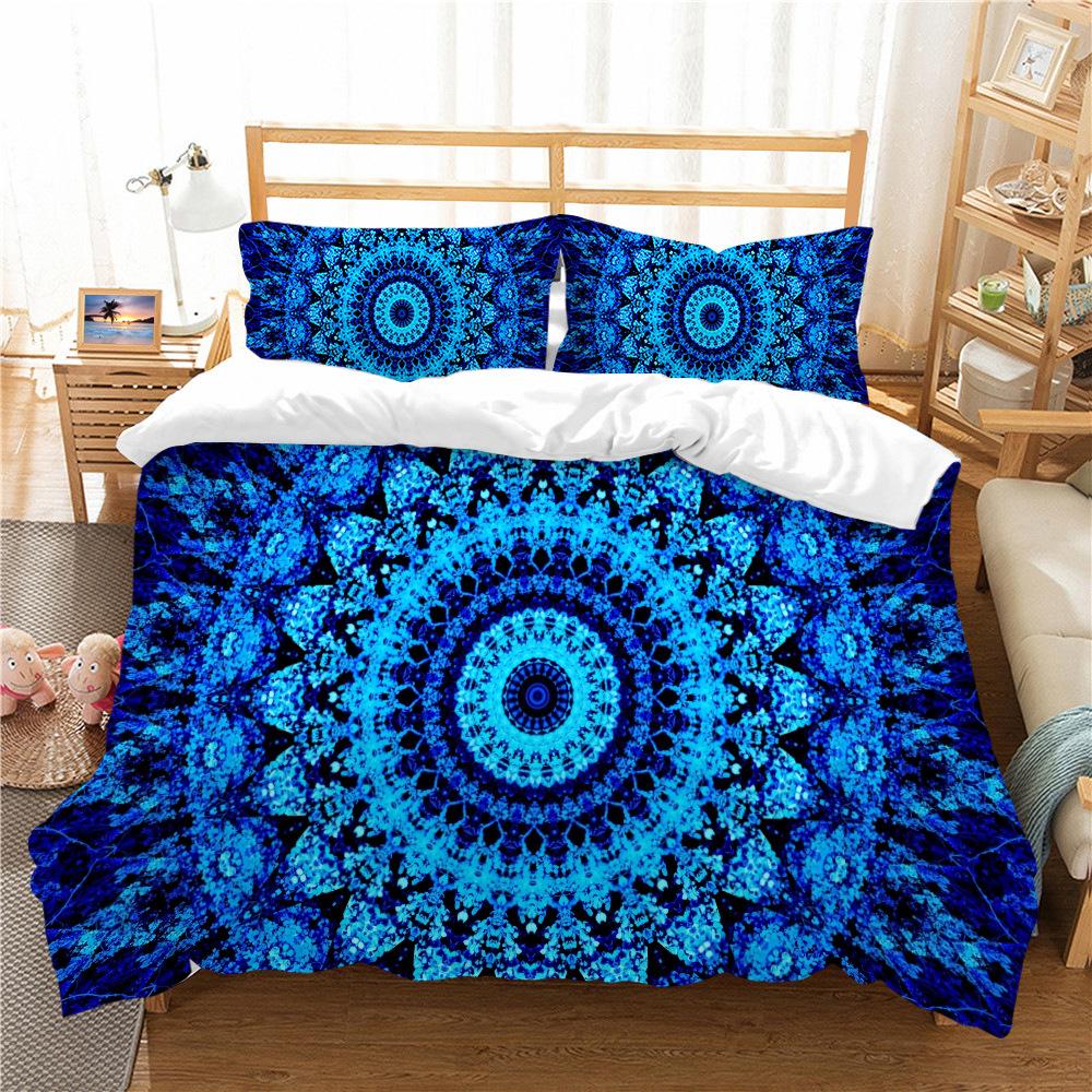 Bohemian 3D Digital Printing Bedding Two Three Piece Set Polyester