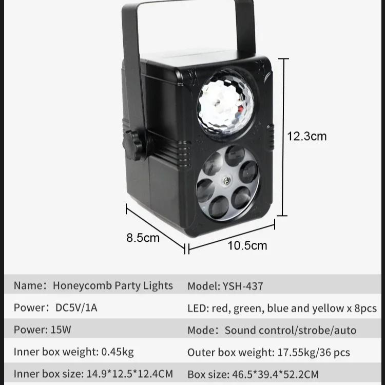 LED Laser Projection Stage Lighting RGBW DJ Disco MIni Party Lights Remote Control for Christmas Wedding Home Club Decoration