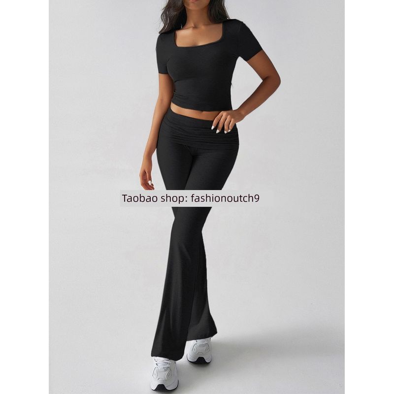 

Комплект из футболки и брюк для отдыха и спорта 2025 Black XL