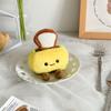 Cute Baking Bread Plush Pineapple Pie Doll Bread Machine Doll Ornaments Food Doll Gift Bag Pendant
