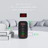 45W Multi-Port Phone Charger with Digital Display, 2A+2C, 3.1A, EU/UK Plug
