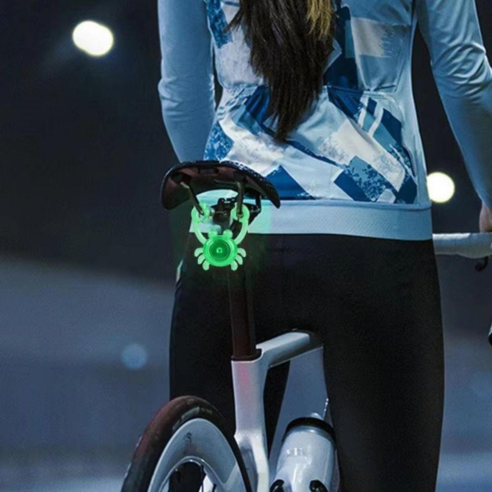 Waterproof LED Bike Rear Light Lobster/Crab Shape Bicycles Rear Lamp  Outdoor Enthusiasts