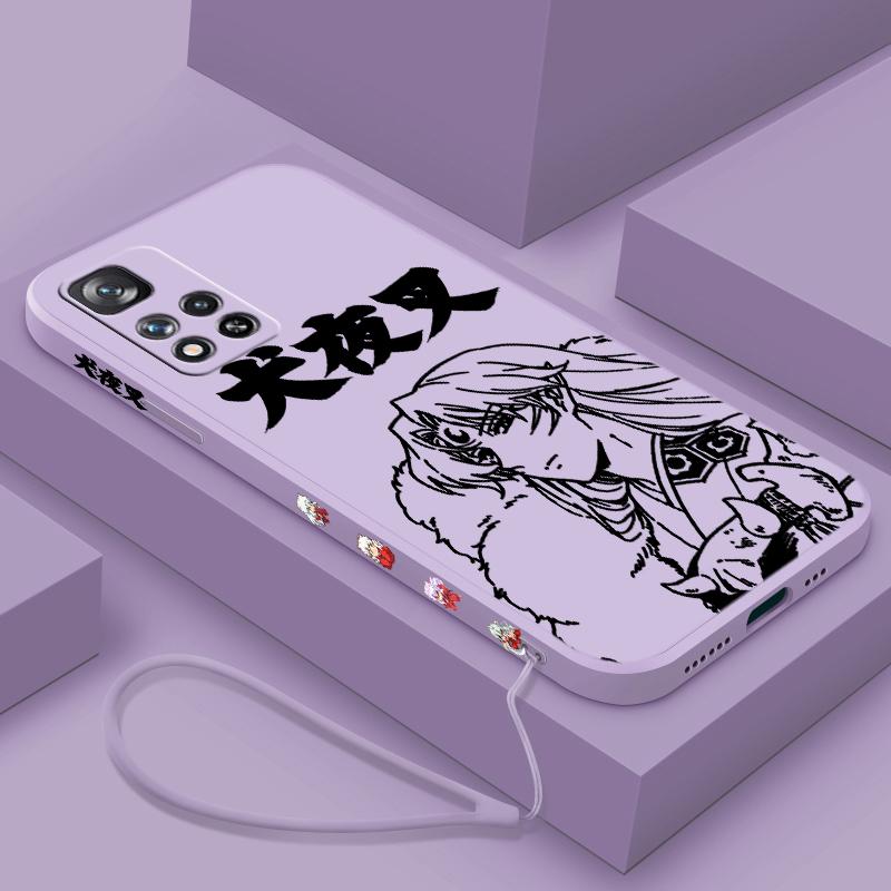 Inuyasha Anime Niedlich Für Xiaomi Redmi Note 12 11T 11S 11E 10S 10T 10 9S 9T 8 Pro Plus Lite Flüssig Links Seil Handyhülle