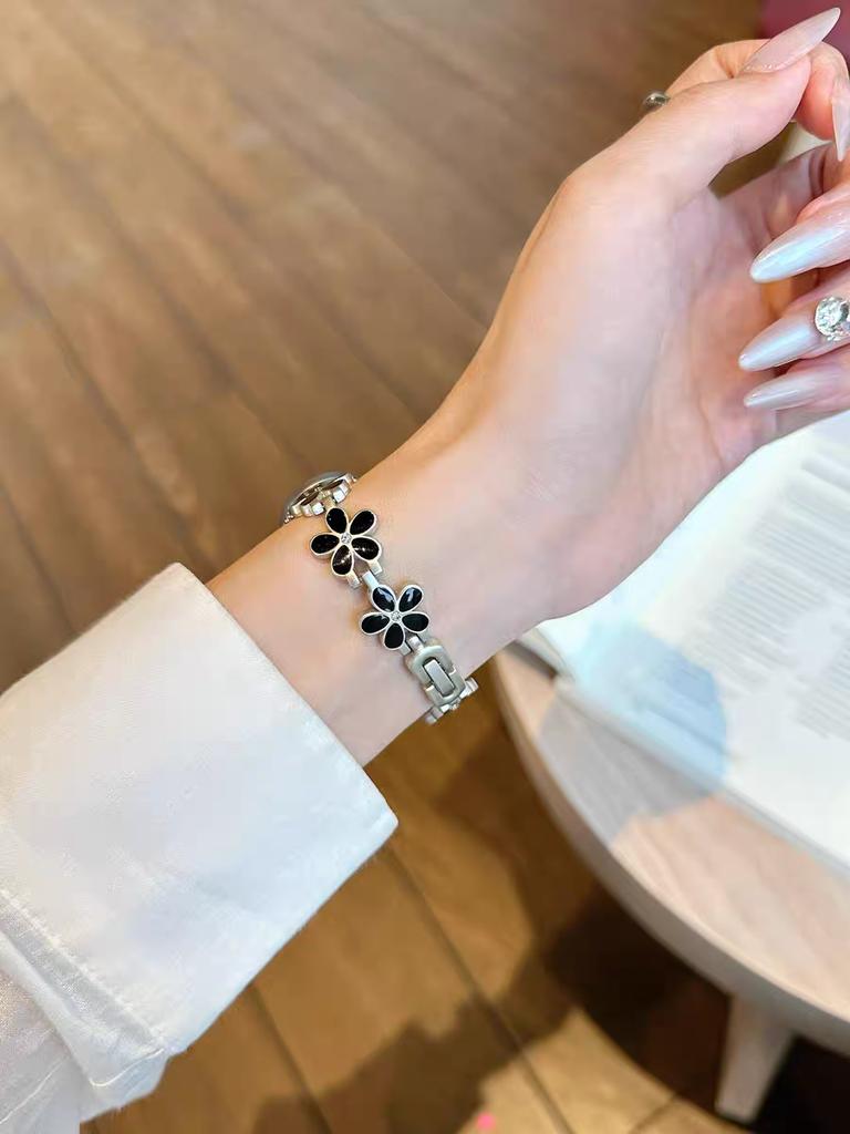 Popular Flower Metal For XIAOMi Band 9 Strap For Mi Band 8 Bracelet for XIAOMi Smart Band 10 NFC Wristband Accessories