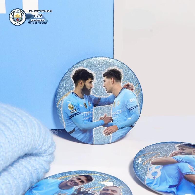Manchester City FC Player Collectible Pin Badges