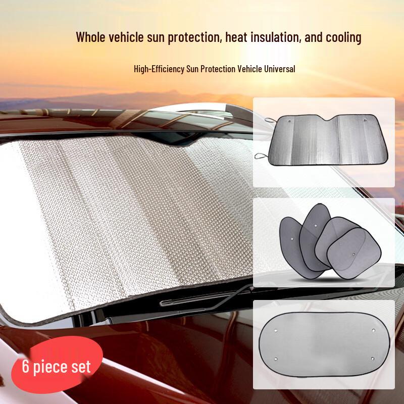 All-Season Oxford Cloth Car Windshield Sunshade & Snow Cover Default