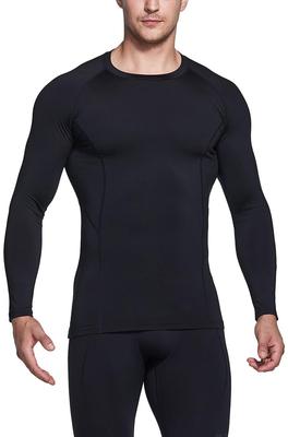 [Tesla] Long Sleeve Compression Wear Compression Shirt Sportswear [Moisture Absorbent, Quick Drying, UV Protection, Stretchable] Fleece Lining
