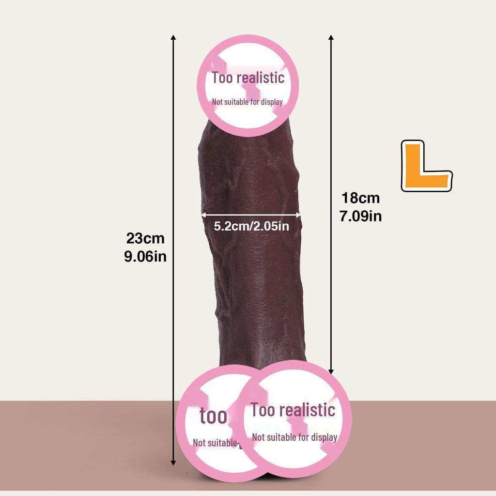 Realistic Suction Cup Penis Adult Toy - Soft Flesh Masturbator