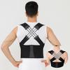 Korektor Postawy Regulowany Pas Podtrzymujący Plecy Zapobiegający Zniekształceniom Kręgosłupa i Garbieniu Odpowiedni dla Mężczyzn i Kobiet
