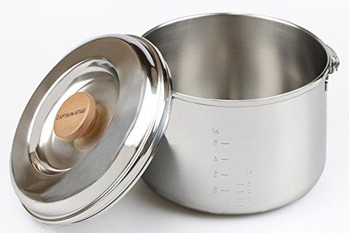 Captain Stag 3-Lagen Stahl Reiskocher (5 Tassen) M-8610