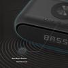 Portable Bluetooth-compatible Loudspeaker with Clock LED Time Display 15W Wireless Charging Multifunctional Digital Clock