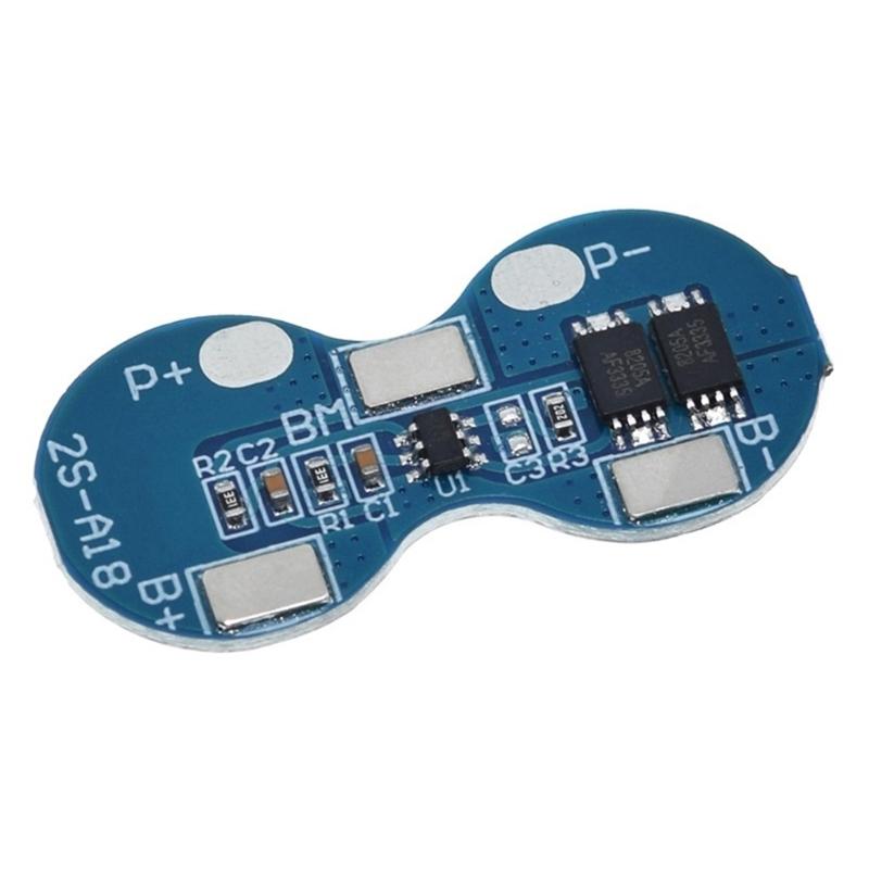 1/2Pcs 2S 7.4V 18650 Battery Protective Board 4A with Over Charging Discharge Current Protective Circuit Board