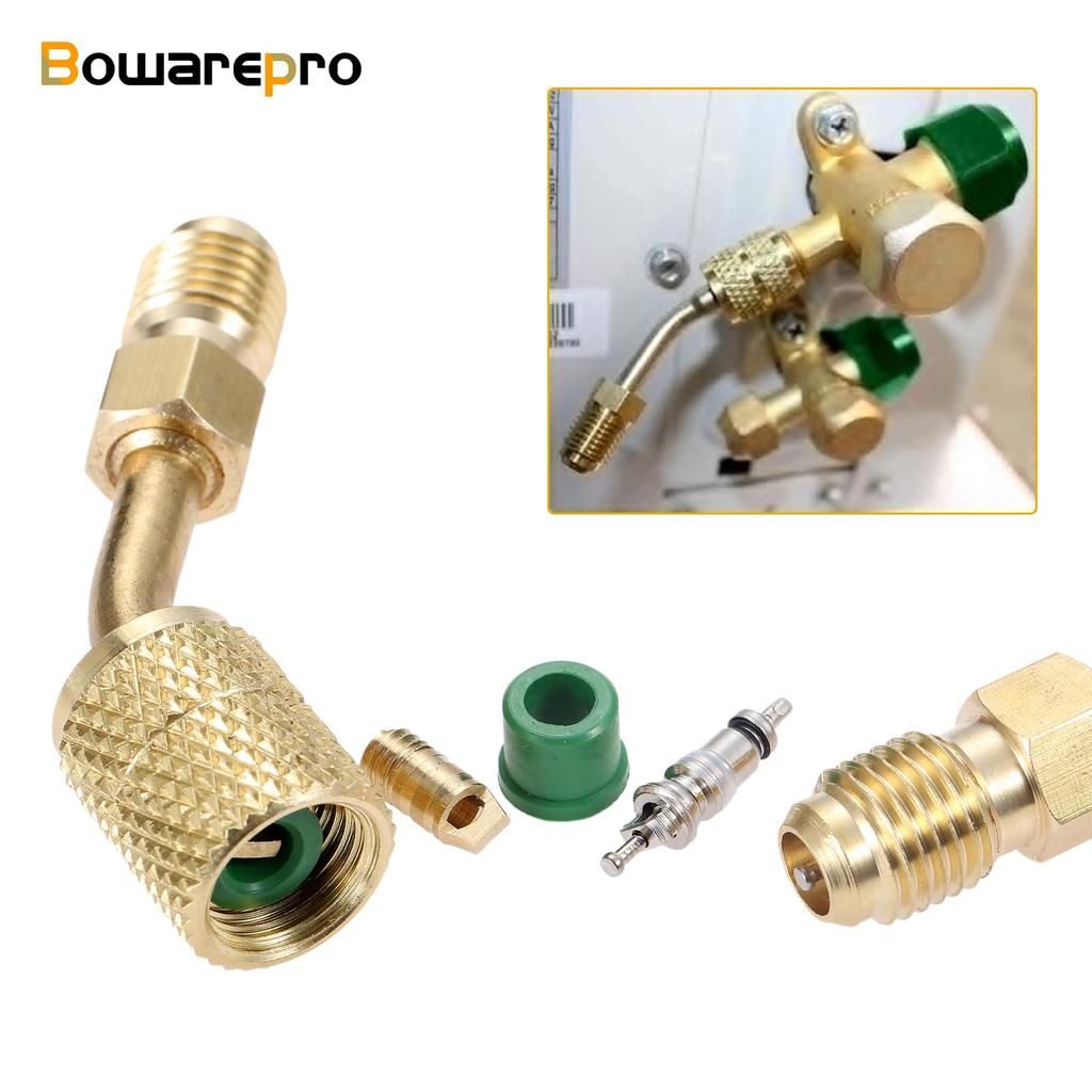 Bowarepro R410A Adapter Adapter Fitting Kit with Valve Core Remover