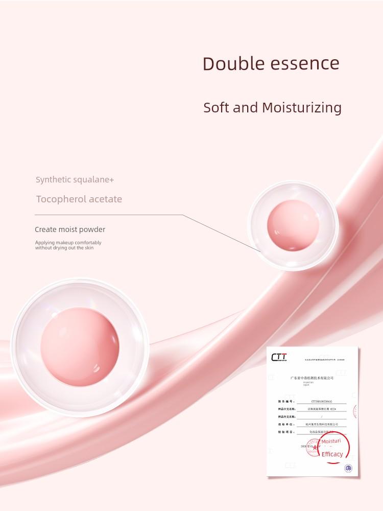 Shi Peini's Mist-Melting Blush Cream, Single Color, Multi-Purpose, High-Gloss Contouring, Facial Shrinking and Expanding Color, Matte Natural Light