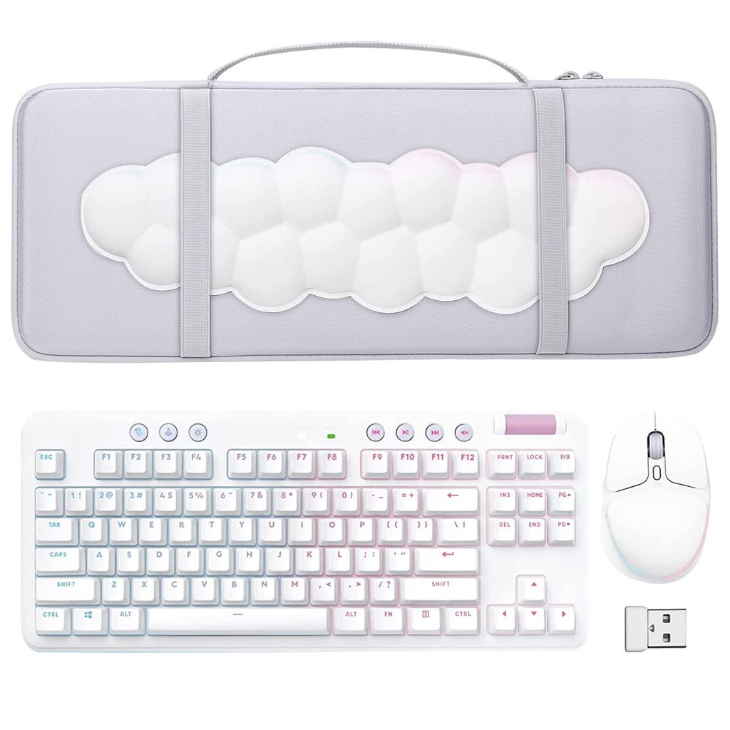 co2CREA Storage Case for Logitech G G713/G715 Gaming Keyboard, Wired/Wireless, and Mouse (Case Only)