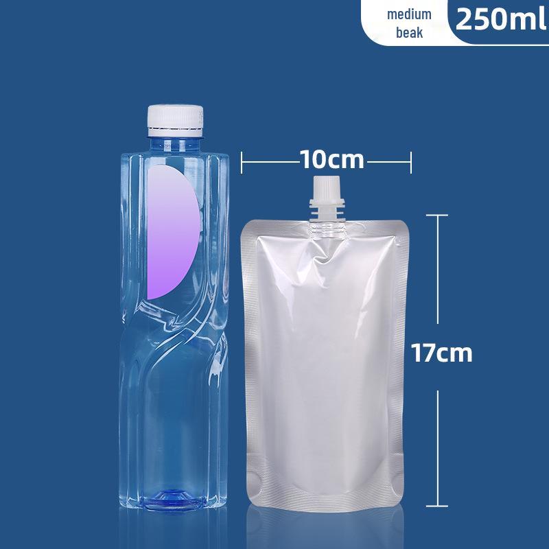 Aluminum Foil Spout Pouch for Liquids: Stand-Up Bag for Soup, Soy Milk, and Sauces