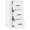 819420 vidaXL White Buffet 40x33x70 Cm Engineered Wood
