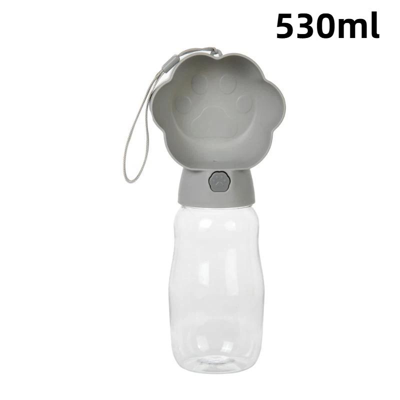 2-in-1 Dog Water Bottle Food Grade Leakproof Portable Pet Drinking Feeder for Small Big Dogs Outdoor Travel Hiking
