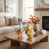 Rustic Style Autumn Pumpkin Duck Ornament Harvest Theme Animal Sculpture Duck Figurine  Home
