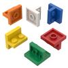 10 Peças 41682 Suporte Duplo Centralizado Parede Bloco 1x2-2x2 Cor Moc Acessórios Compatível com Tijolo DIY Brinquedos Infantis