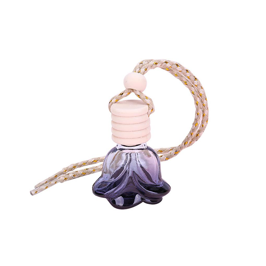 

Perfume Pendent Smooth Aromatic Bottle Decoration Vehicle Supplies Wood Lid Oil Diffuser with Cord Air Fresher type 1