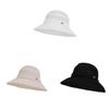 Sun Protection Wide Brim Hat For Women Summer Stylish Foldable Polyester Sun Hat