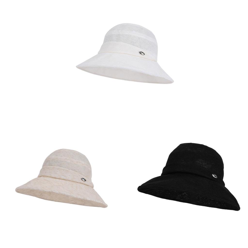 Sun Protection Wide Brim Hat For Women Summer Stylish Foldable Polyester Sun Hat