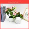 Rose Bouquet Artificial Plant For Home Decor And Wedding Gifts With Realistic Plastic Flowers