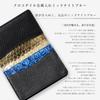 CLW Crocodile Leather Works Crocodile Business Card Holder In Midnight Blue. Made In Japan. Genuine Leather, Premium Quality, with JRA Tag. Authentic