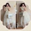Lolita Women Ita Bag Ctue Girl Transparent Shoulder Bag JK Uniform Subculture Kawaii Bow Crossbody Bag DIY Display Messenger Bag