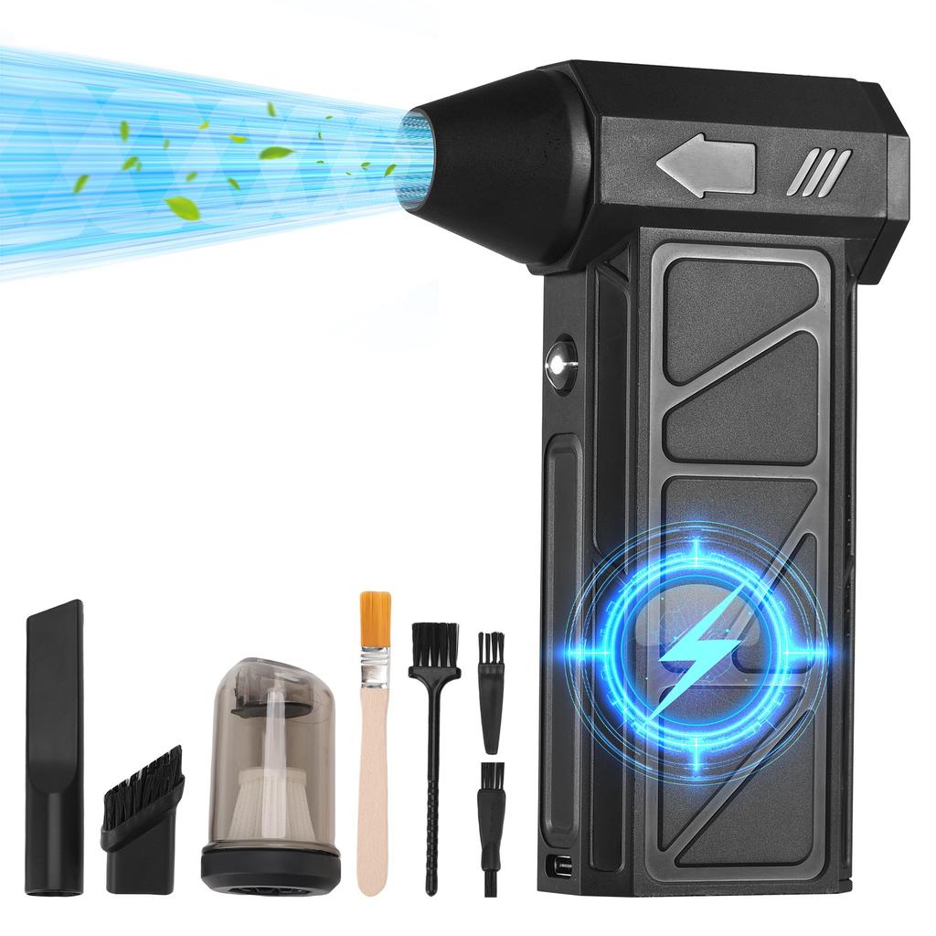 Super Turbo Fan Campin Handheld Dust Cleaner Car Snow Water Barbecue Blower Rechargeable 130000RPM