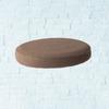 Round Chair Cover Elastic Stretch Seat Protective Case Removable Chocolate 30-38Cm Diameter Suitable for Hotel Office Party