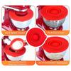 Silicone Mixing Bowl Cover Splash Proof Stand Mixer Bowl Lid for 4.5-5QT Tilt Head Stand Mixers Bowl Kitchen Accessory