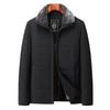 New Dad Winter Coat Piled Thickened Cotton-padded Jacket Winter Cotton-padded Jacket for the Elderly Men In Winter